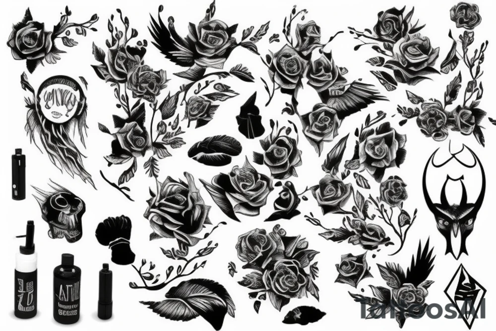 ALIIS INSERVIENDO IPSE CONSUMOR typo tattoo idea