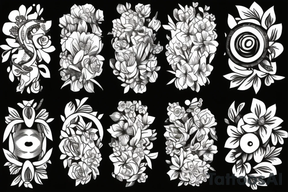 Flowerinavase tattoo idea