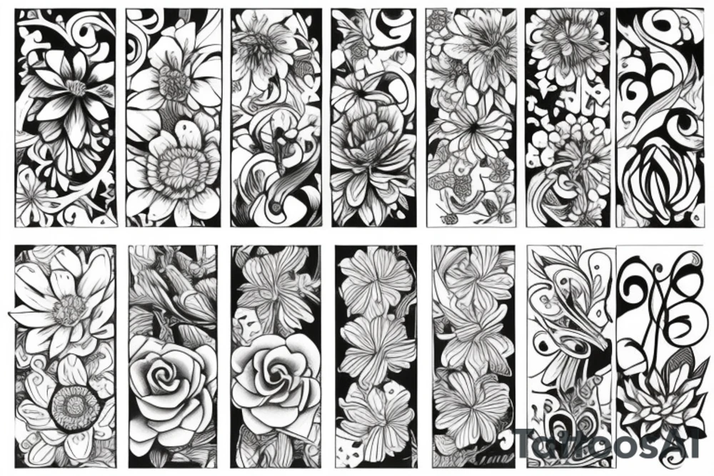 Flowerinavase tattoo idea