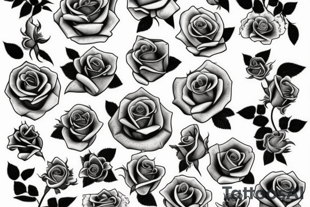 Roses tattoo idea