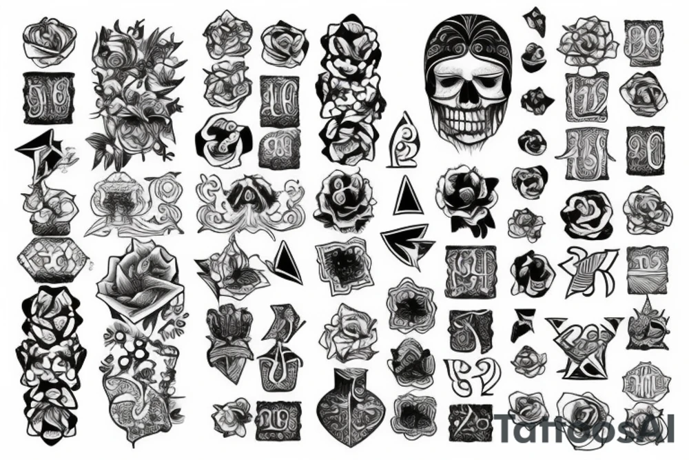 Number 7 and number 32 combined tattoo idea
