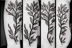 Small Branch of coffee tattoo idea