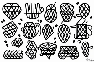 Small Branch of coffee tattoo idea