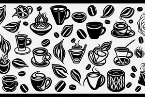 Small Branch of coffee tattoo idea