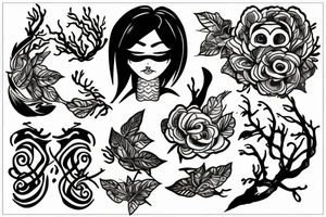 Small Branch of coffee tattoo idea