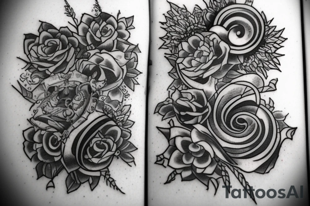 little tattos of a book tattoo idea