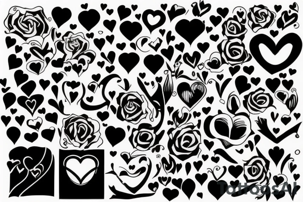 heart tattoo on arm tattoo idea