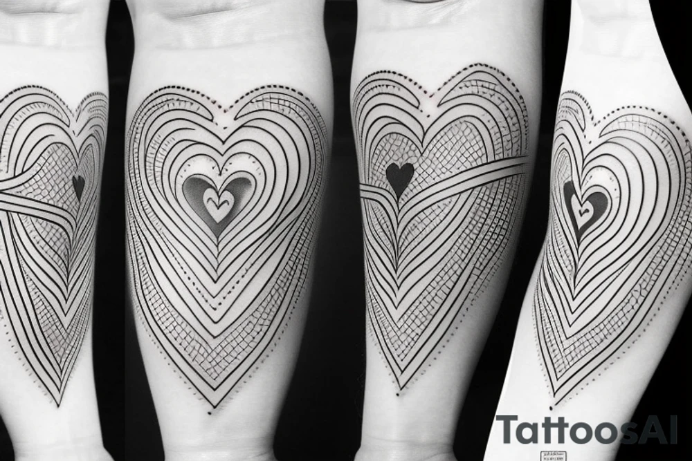 heart tattoo on arm tattoo idea