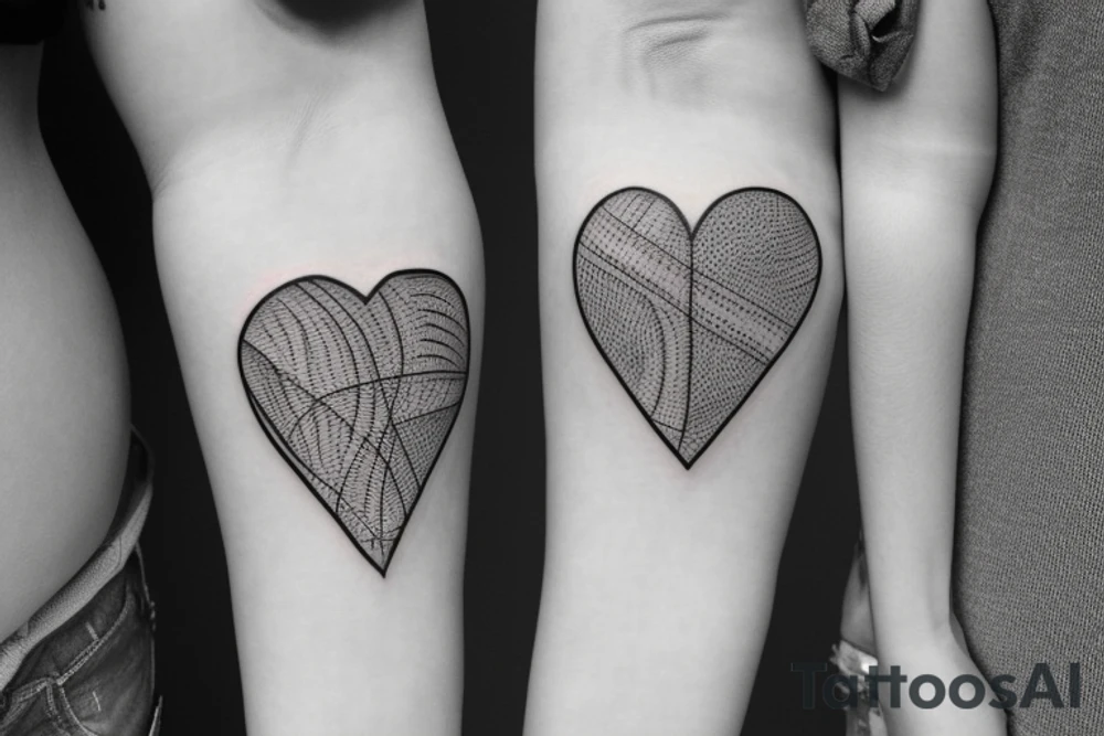 heart tattoo on arm tattoo idea
