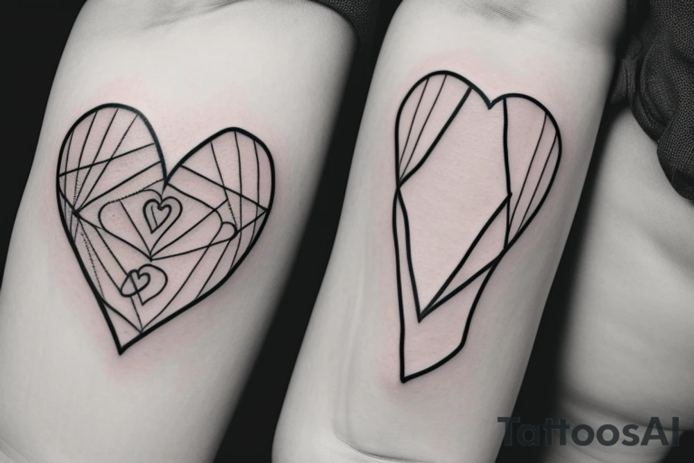 heart tattoo on arm tattoo idea