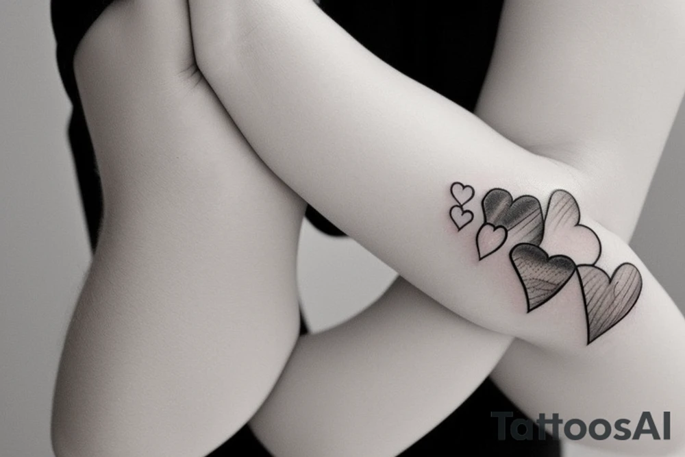 heart tattoo on arm tattoo idea