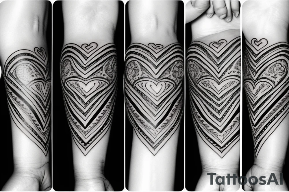 heart tattoo on arm tattoo idea