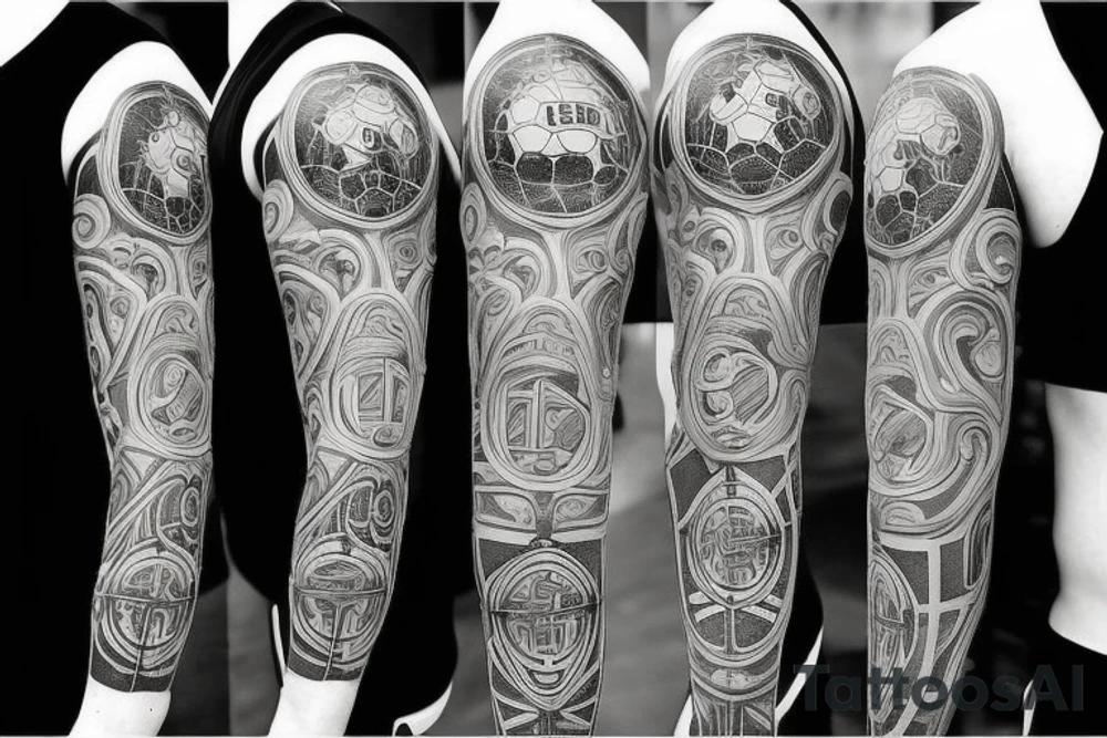 Soccer history work tattoo idea