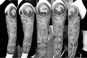 Soccer history work tattoo idea