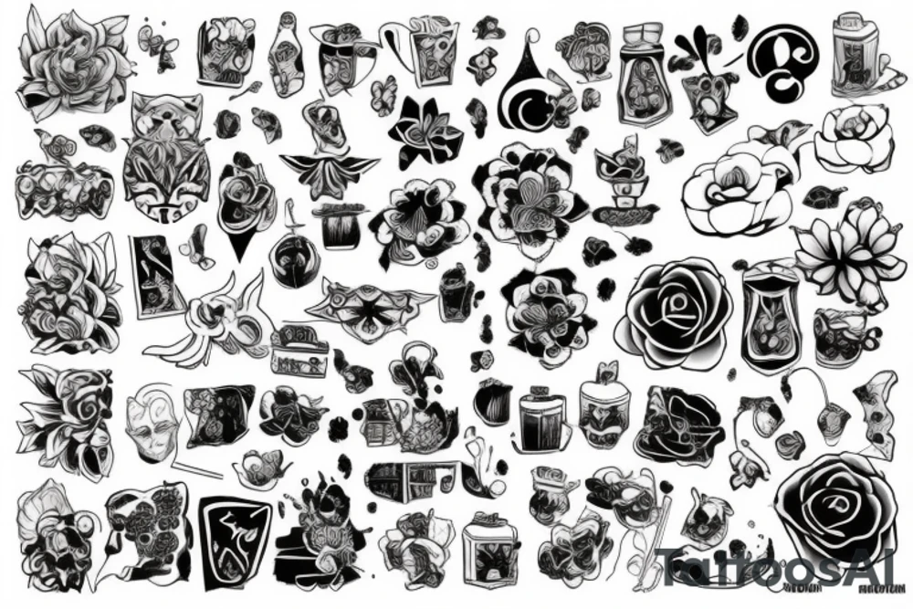 Уроборос на груди tattoo idea