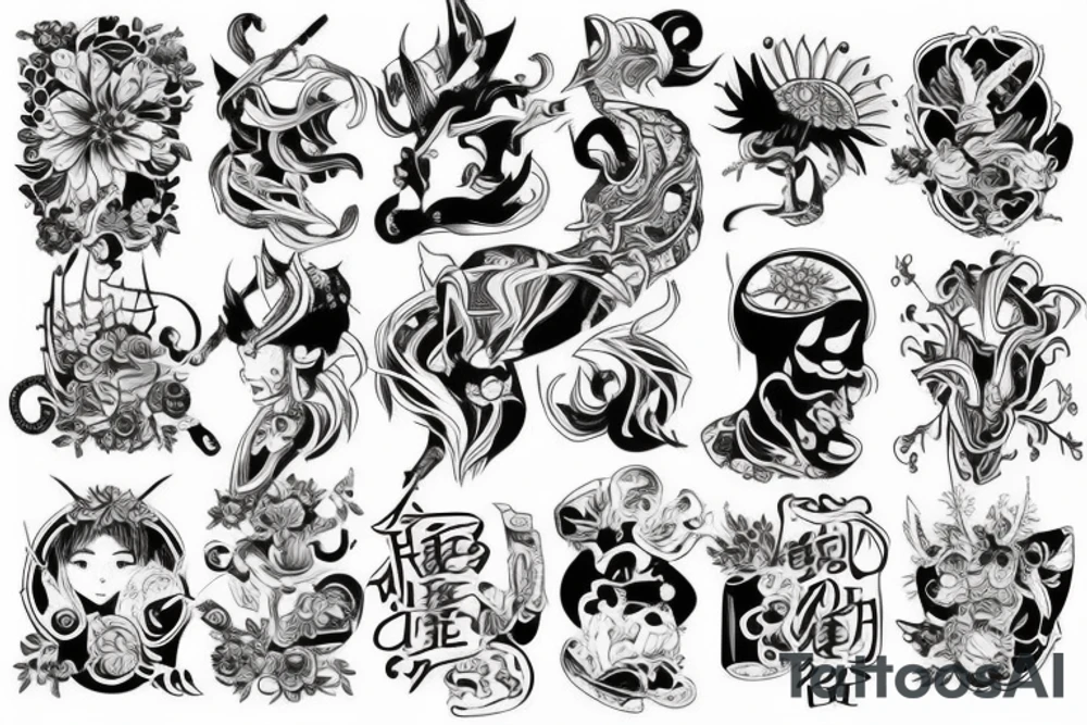 Уроборос на груди tattoo idea