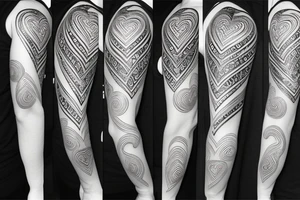tattoo of a heart full of stitches tattoo idea