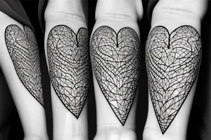 tattoo of a heart full of stitches tattoo idea