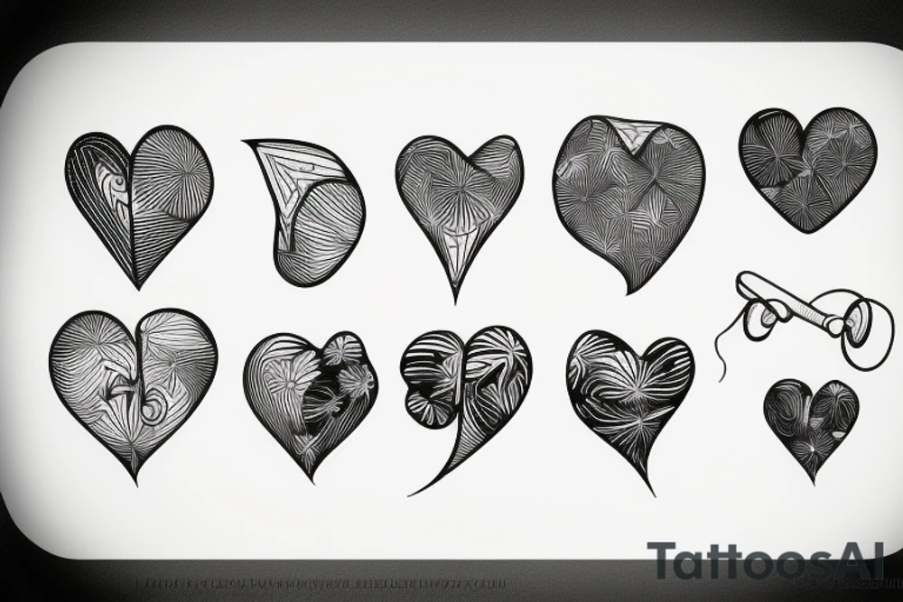 tattoo of a heart full of stitches tattoo idea