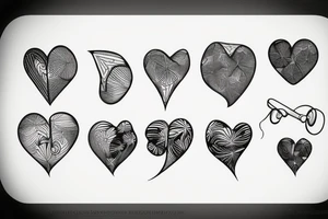 tattoo of a heart full of stitches tattoo idea