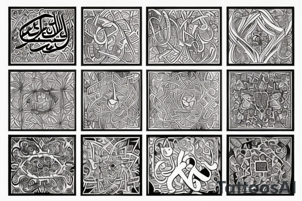 Sadi in Arabic tattoo idea