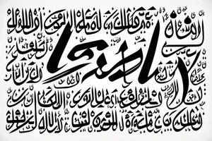 Only name Sadi in Arabic tattoo idea