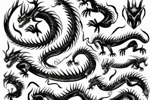 dragon devil tattoo idea
