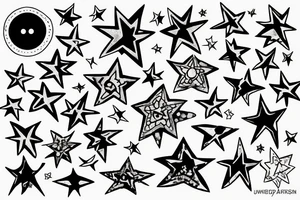 ThThe star inside the fingerprintThe star inside the fingerprinte star inside the fingerprin tattoo idea