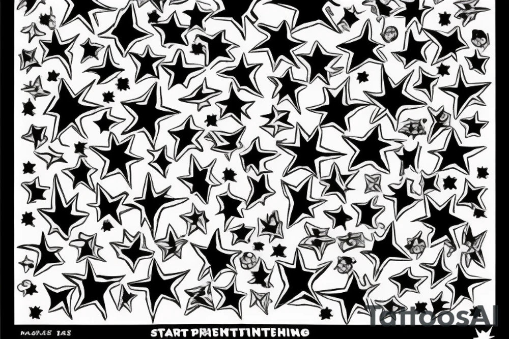 ThThe star inside the fingerprintThe star inside the fingerprinte star inside the fingerprin tattoo idea