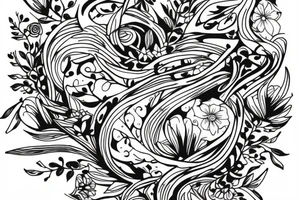 Jasmine auriculatum tattoo idea