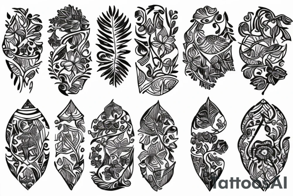 Jasmine auriculatum tattoo idea