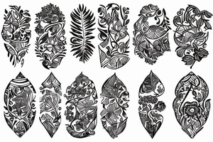 Jasmine auriculatum tattoo idea