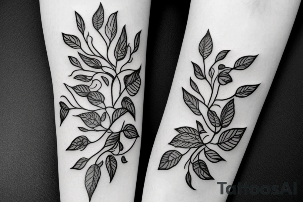 Jasmine auriculatum tattoo idea