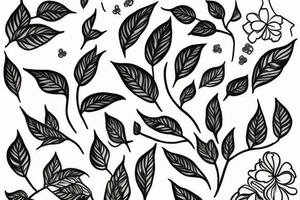 Jasmine auriculatum tattoo idea
