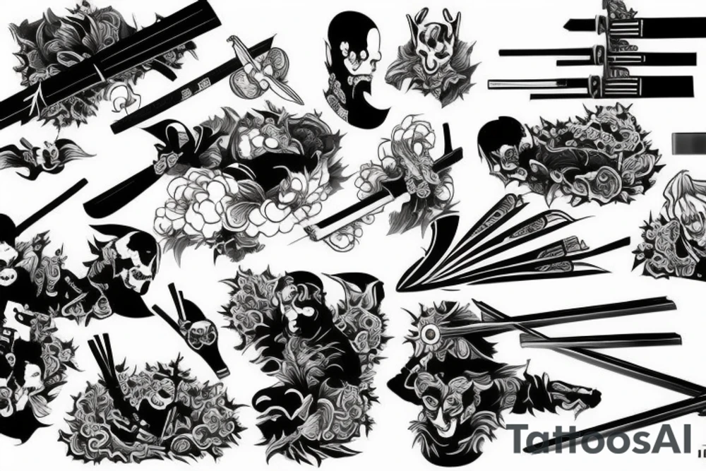 katana tattoo idea