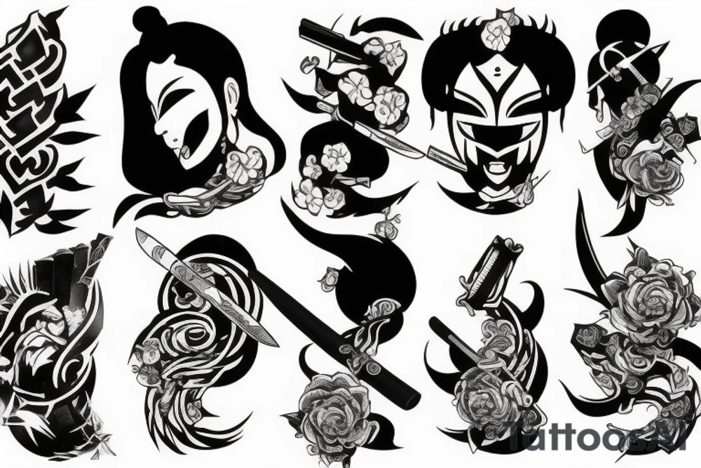 katana tattoo idea