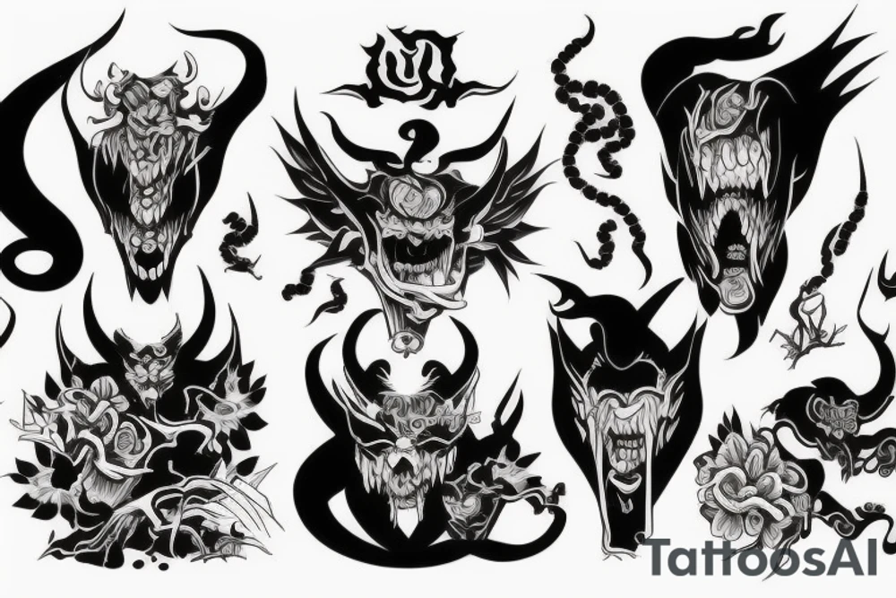 demon tattoo idea