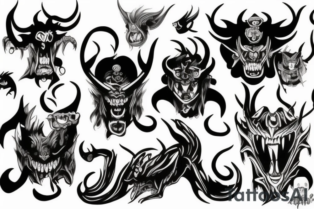 demon tattoo idea