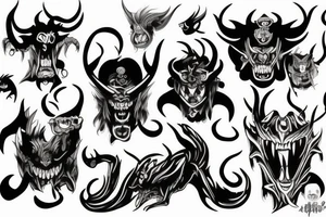 demon tattoo idea