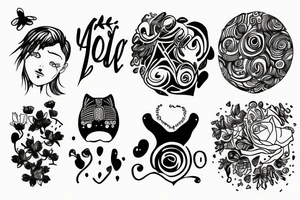 a visual representation of loneliness tattoo idea
