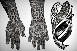 a wrist being cut with a tolsen tattoo idea