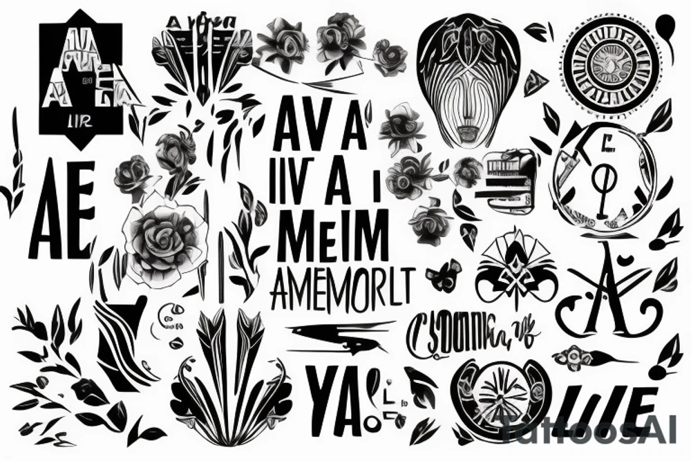 Avici phrase: live a life you will remember tattoo idea