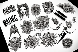 Finding a balance of holding on and letting go tattoo idea