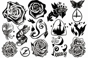 Finding a balance between holding on and letting go tattoo idea
