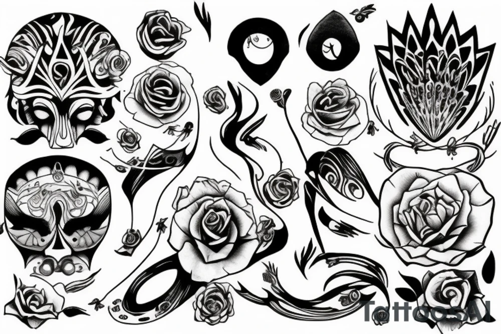 Finding balance tattoo idea