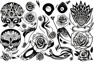 Finding balance tattoo idea