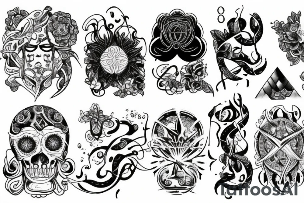 Finding balance tattoo idea