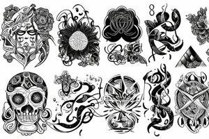 Finding balance tattoo idea