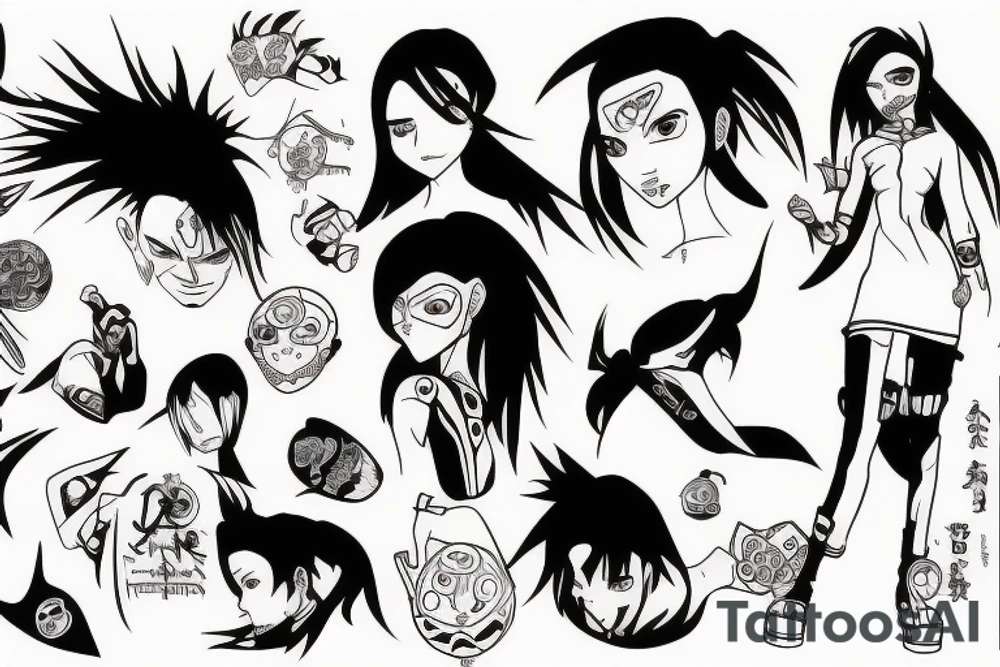 Kira a from Naruto tattoo idea