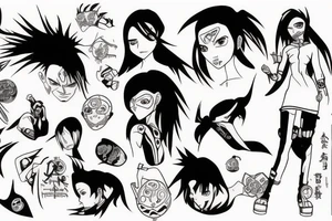Kira a from Naruto tattoo idea